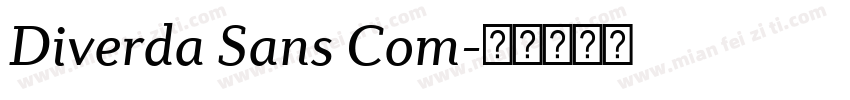 Diverda Sans Com字体转换